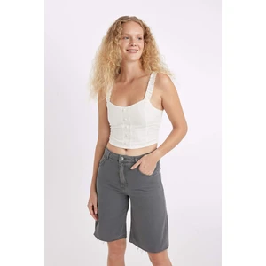 V Yaka Kolsuz Bluz D1011AX24SM