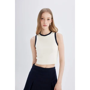 Fitted Halter Yaka Triko Atlet D3105AX24SM