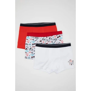 Erkek Çocuk Desenli 3'lü Boxer C4101A824SM