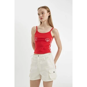 Coool Fitted Spor Baskılı Ribana Atlet D4249AX24HS