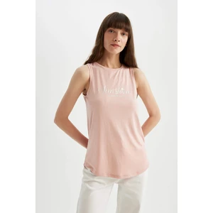 Regular Fit Baskılı Bisiklet Yaka Atlet D3605AX24SM