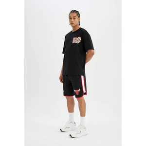 DeFactoFit NBA Chicago Bulls Standart Fit Kısa Paça Şort A3822AX24SM