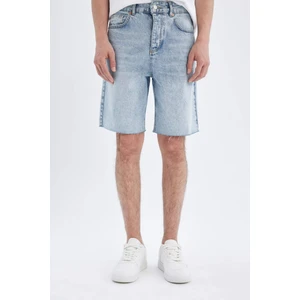 Loose Fit Jean Bermuda Şort C2699AX24SM