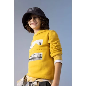 Erkek Çocuk Kapüşonlu Baskılı Sweatshirt Z4595A623SP