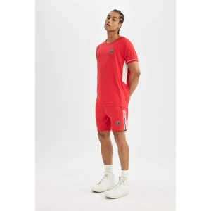 DeFactoFit Standart Fit Sporcu Kısa Paça Ağır Kumaş Şort C1750AX24SM