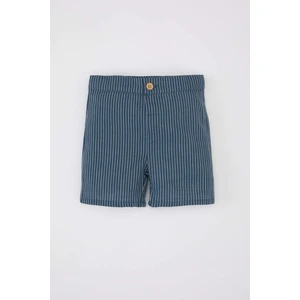 Erkek Bebek Çizgili Flamlı Poplin Şort C5248A524SM