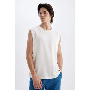 Boxy Fit Bisiklet Yaka Basic Düz Atlet C7205AX24HS