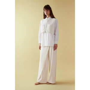 Relax Fit Poplin Uzun Kollu Gömlek Tunik C6964AX24SM