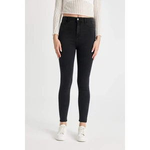 Jegging Yüksek Bel Bilek Boy Dar Paça Basic Düz Jean Pantolon B7498AX24AU