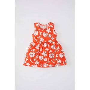 Kız Bebek Desenli Kolsuz Elbise C0074A524SM