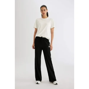 DeFactoFit Wide Leg Geniş Paça Eşofman Altı NBA Brooklyn Nets Wide Leg Çift Cepli Geniş Paça B9967AX24SM