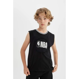 Erkek Çocuk NBA Wordmark Bisiklet Yaka Atlet C3287A824HS
