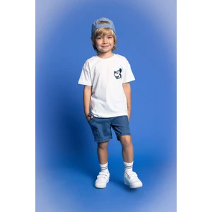 Erkek Bebek Baskılı Jean Şort C2282A524SM