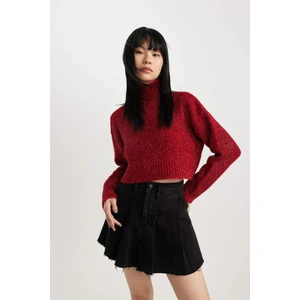 Coool Regular Fit Kırmızı Balıkçı Yaka Kazak M6774AZ23WN
