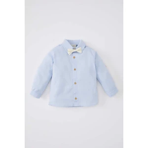 Erkek Bebek Oxford Uzun Kollu Gömlek Papyon 2'li Takım B9244A524SP