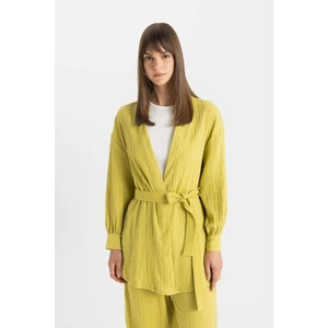 Relax Fit V Yaka Müslin Kimono C9694AX24SM