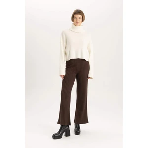 Wide Leg Geniş Paça İnce Kumaş Triko Pantolon C2041AX23CW