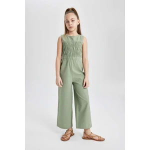 Kız Çocuk Kolsuz Pamuklu Uzun Tulum C0535A824SM