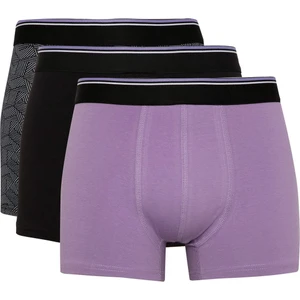 Defacto Regular Fit 3'Lü Boxer B7777Ax24Sm