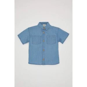 Erkek Bebek Kısa Kollu Jean Gömlek C2296A524SM