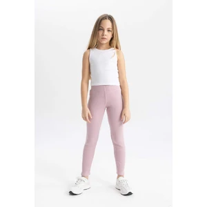 Kız Çocuk Uzun Boy Fitilli Kaşkorse Basic Tayt B6403A824SM