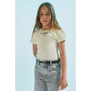 Kız Çocuk 2'li Takım Fitilli Kaşkorse Bolero Atlet C4707A824SM