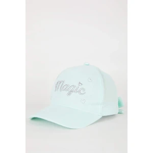 Kız Çocuk Baskılı Gabardin Beyzbol Basketbol Şapkası B7601A824SM