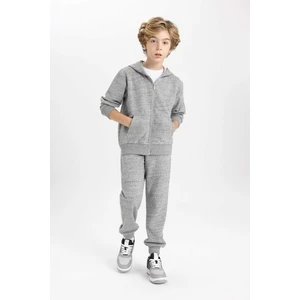 Erkek Çocuk Beli Bağcıklı Lastikli Paça Cepli Jogger Eşofman Altı B5757A824SP