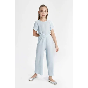 Kız Çocuk Bürümcük Kısa Kollu Tulum C2993A824SM