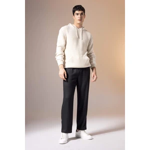 Pantolon Relax Fit Beli Bağcıklı Cepli Basic Düz Düz Paça B7336AX23WN