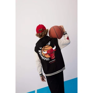 Erkek Çocuk NBA Chicago Bulls Kapüşonlu Bomber Hırka B6818A824SP