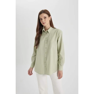 Relax Fit Poplin Uzun Kollu Gömlek Tunik B8314AX24SP