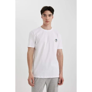Regular Fit Bisiklet Yaka Baskılı Kısa Kollu Üst B8693AX24SP