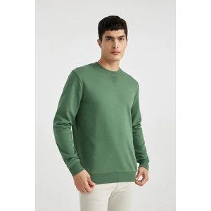 Regular Fit Bisiklet Yaka Pamuklu Basic Sweatshirt T3777AZ24SP