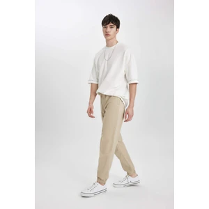 Regular Fit Jogger Gabardin Pantolon Beli Bağcıklı Cepli Düz Paça B6148AX24SP
