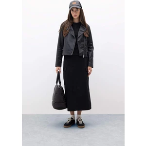 Regular Fit Gabardin Maxi Etek A3944AX23AU