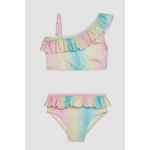 Kız Bebek Fırfırlı Renkli Bikini Takımı C0798A524SM