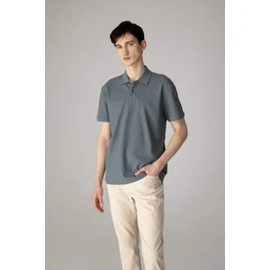 Regular Fit Kısa Kollu Basic Düz Pike Kumaş Polo Tişört C1293AX24SP