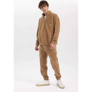 Regular Fit Polar Eşofman Altı Beli Bağcıklı Lastikli Paça A7044AX23WN