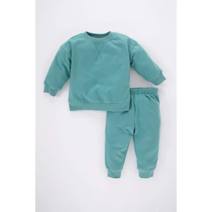 Kız Bebek Uzun Kollu Sweatshirt Kumaşı 2'li Takım A7352A523AU