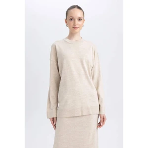 Regular Fit Bisiklet Yaka Kazak Tunik A9803AX23WN