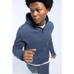 DeFactoFit Standart Fit Kapüşonlu Baskılı Kalın Sweatshirt B0723AX23AU