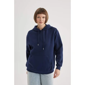 Relax Fit Kapüşonlu Kalın Sweatshirt W1240AZ23WN