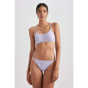 Fall in Love Regular Fit Simli Kumaş Bikini Alt