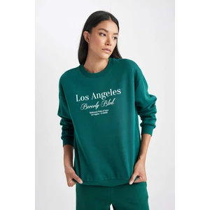 Relax Fit Bisiklet Yaka Kalın Sweatshirt A7779AX23AU