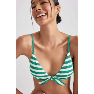 Fall in Love Regular Fit Çizgili Ribana Bikini Üstü B0383AX23HS