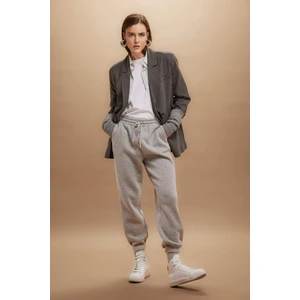 Standart Fit Bel Paça Lastikli Basic Düz Kalın Kumaş Uzun Boy Jogger Eşofman Altı S7370AZ23WN