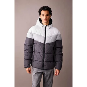 Regular Fit Kapüşonlu Şişme Mont A2249AX23WN