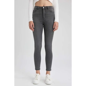 Skinny Fit Yüksek Bel Dar Paça Bilek Boy Jean Pantolon A7322AX23WN