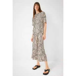 Regular Fit Leopar Desenli Pantolon Z9570AZ23SP
